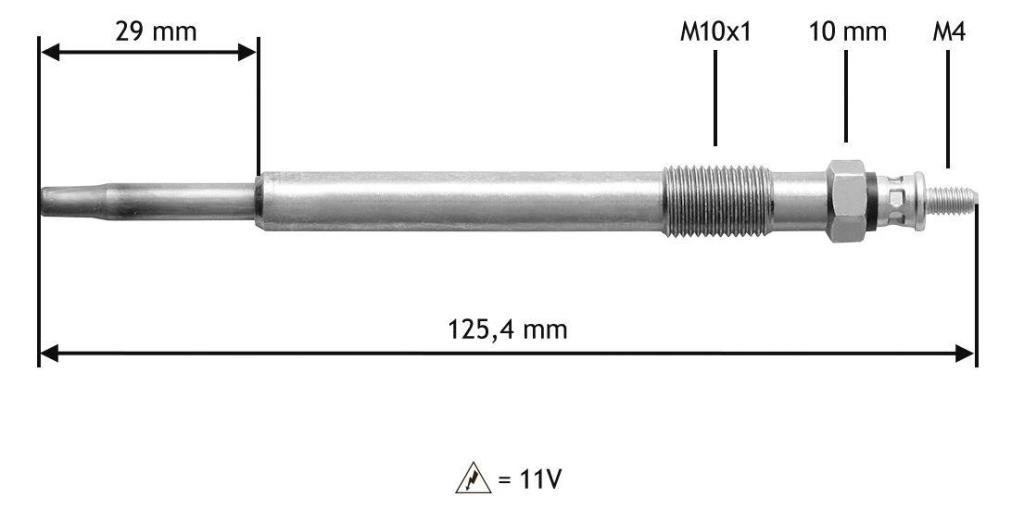 Bougie de préchauffage VALEO 345168